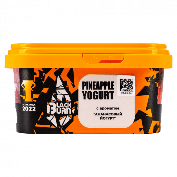 Табак BlackBurn - Pineapple Yogurt (Ананасовый Йогурт, 200 грамм) купить в Владивостоке