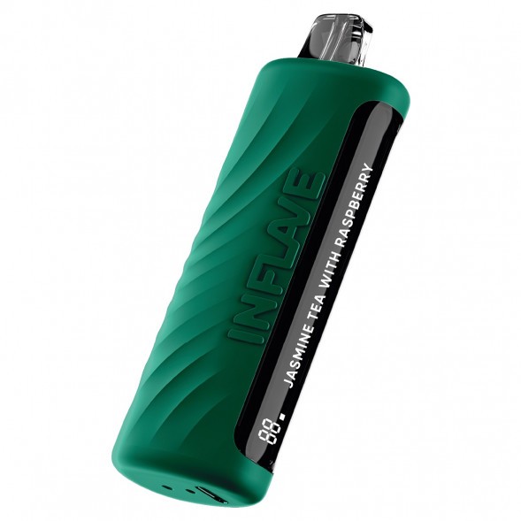 INFLAVE OMEGA - Жасмин Малина (Jasmine Tea with Raspberry, 10000 затяжек) купить в Владивостоке