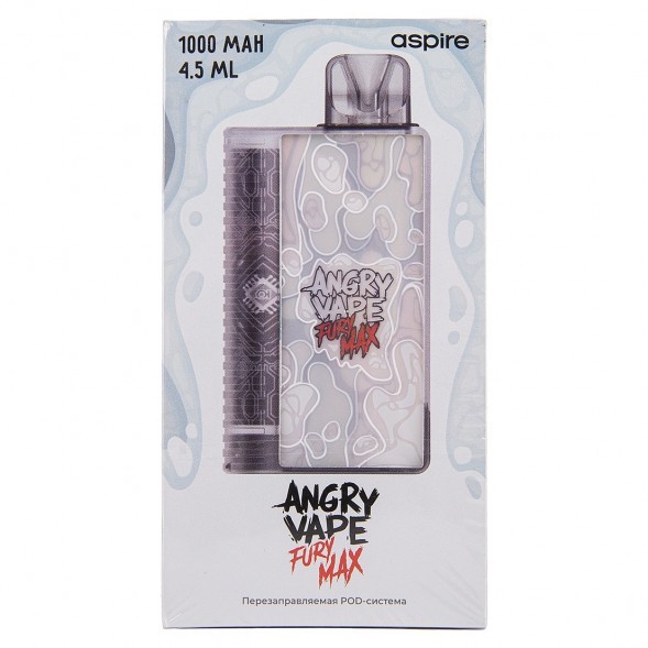 Электронная сигарета Brusko - Angry Vape Fury Max (Белый) купить в Владивостоке