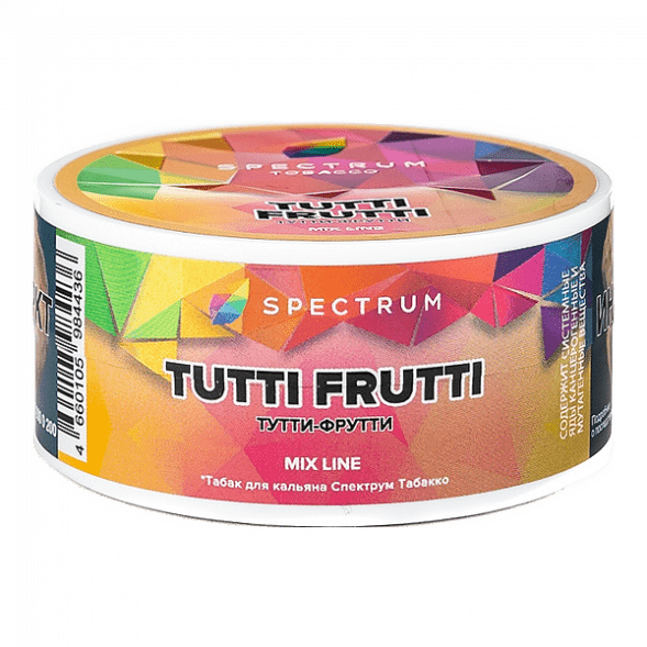 Табак Spectrum Mix Line - Tutti Frutti (Тутти-Фрутти, 25 грамм) купить в Владивостоке