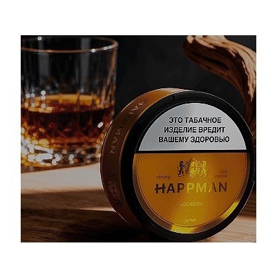 Табак жевательный HAPPMAN - Bourbon 31 (Бурбон) купить в Владивостоке