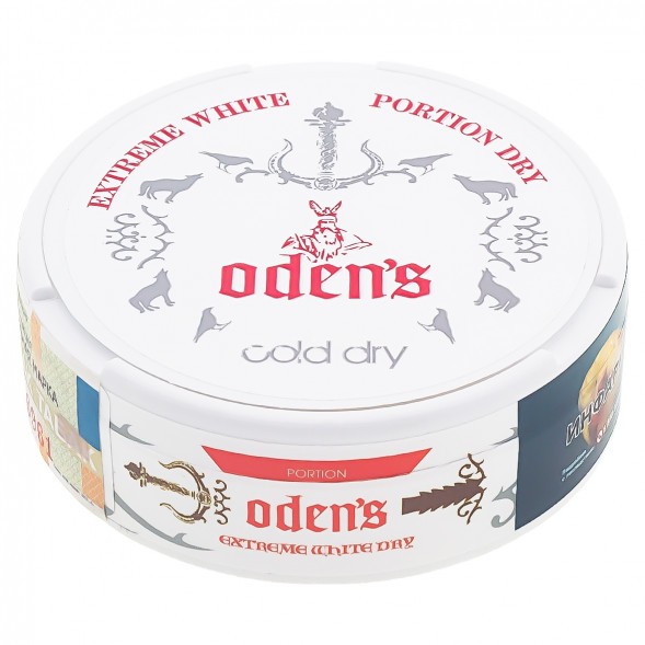 Табак жевательный ODENS - Cold Extreme White Dry (13 грамм, Швеция) купить в Владивостоке