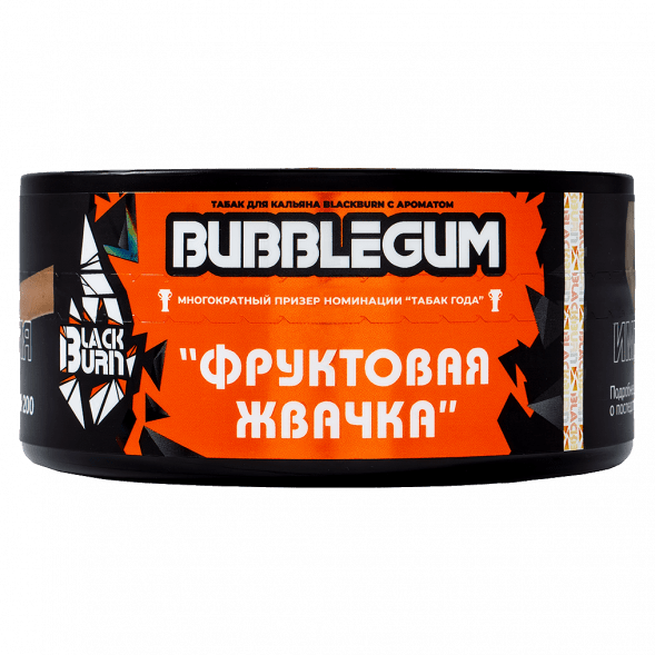Табак BlackBurn - Bubble Gum (Фруктовая Жвачка, 100 грамм) купить в Владивостоке