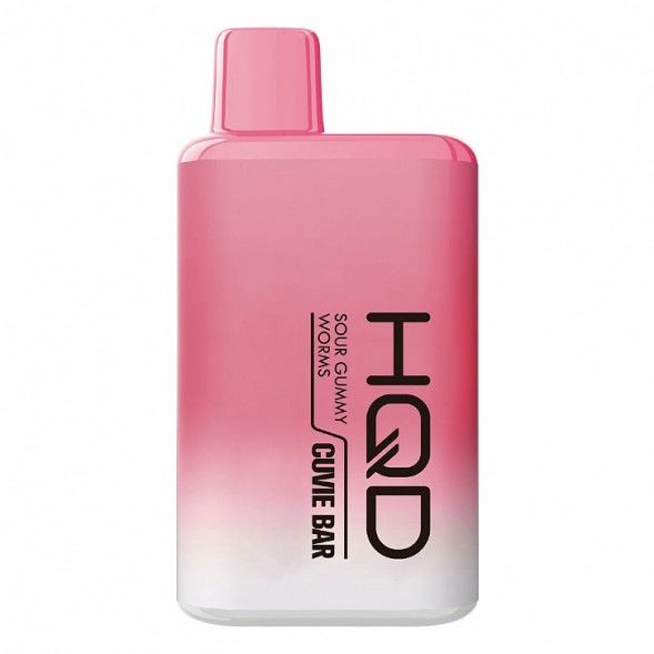 HQD Cuvie BAR - Кислые Мармеладные Червяки (Sour Gummy Worms, 7000 затяжек) купить в Владивостоке