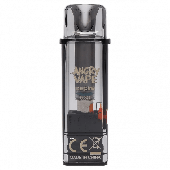 Сменный картридж Brusko - Angry Vape Fury (Прозрачный, 0.8 Ом) купить в Владивостоке