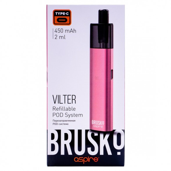 Электронная сигарета Brusko - Vilter (Розовый) купить в Владивостоке