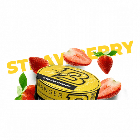 Табак Banger - Strawberry (Клубника, 100 грамм) купить в Владивостоке