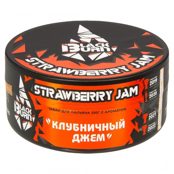 Табак BlackBurn - Strawberry jam (Клубничное Варенье, 100 грамм) купить в Владивостоке