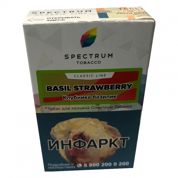 Табак Spectrum - Basil Strawberry (Клубника Базилик, 25 грамм) купить в Владивостоке
