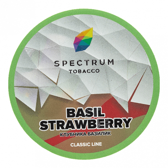 Табак Spectrum - Basil Strawberry (Клубника Базилик, 25 грамм) купить в Владивостоке