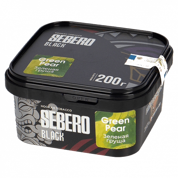 Табак Sebero Black - Green Pear (Зелёная Груша, 200 грамм) купить в Владивостоке