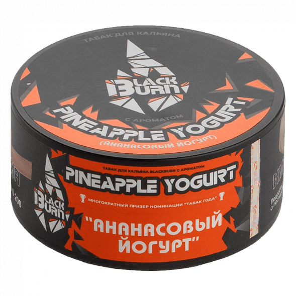 Табак BlackBurn - Pineapple Yogurt (Ананасовый Йогурт, 100 грамм) купить в Владивостоке