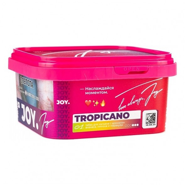 Табак Joy - Tropicano (Ананас, Лимон и Маракуйя, 200 грамм) купить в Владивостоке