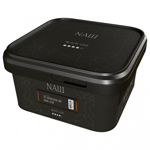 Табак NАШ BLACK - Торфяной Виски (200 грамм) купить в Владивостоке