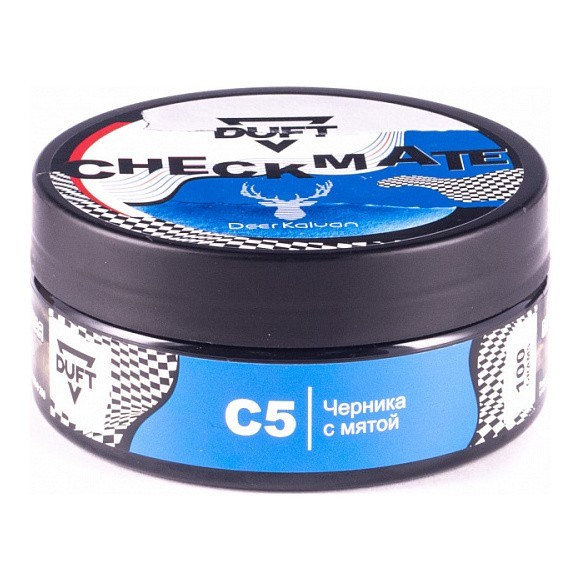 Табак Duft Checkmate - C5 Черника с Мятой (100 грамм) купить в Владивостоке