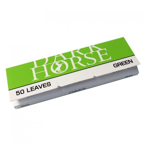 Бумага для самокруток DarkHorse - Regular Green (70х37 мм, 50 штук) купить в Владивостоке
