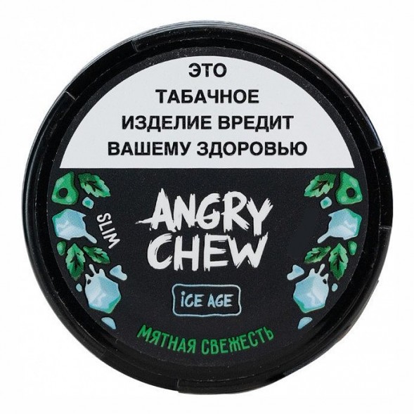 Табак жевательный Angry Chew Slim Medium - Мятная Свежесть (12 грамм) купить в Владивостоке