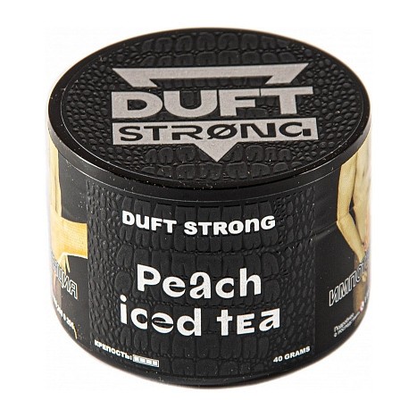 Табак Duft Strong - Peach Iced Tea (Ледяной Персиковый Чай, 40 грамм) купить в Владивостоке