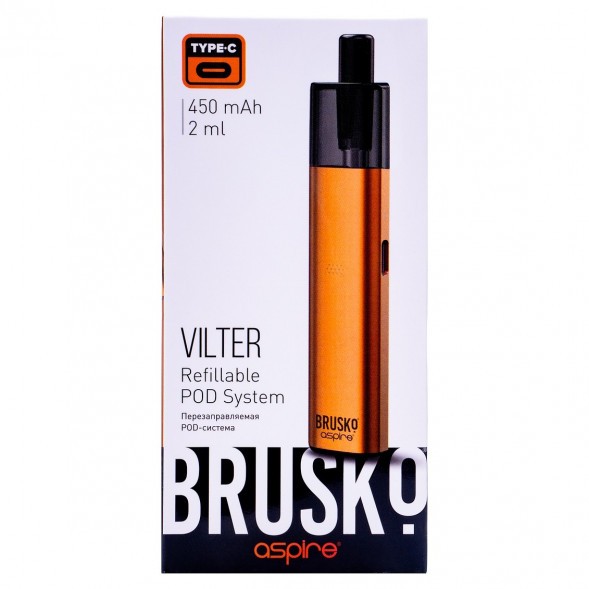 Электронная сигарета Brusko - Vilter (Оранжевый) купить в Владивостоке