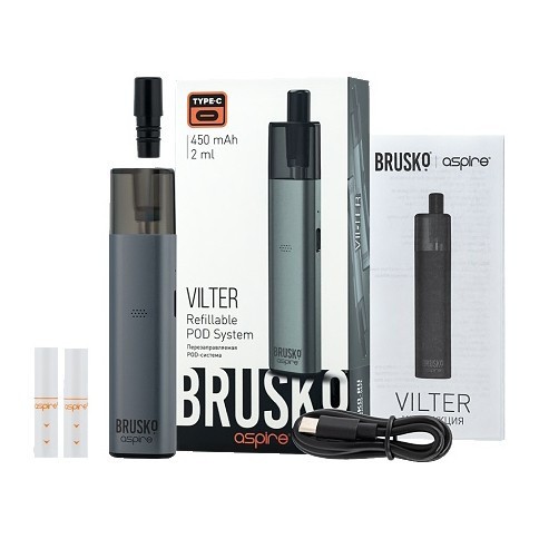 Электронная сигарета Brusko - Vilter (Красный) купить в Владивостоке