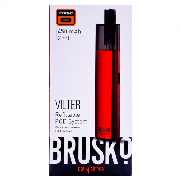Электронная сигарета Brusko - Vilter (Красный) купить в Владивостоке