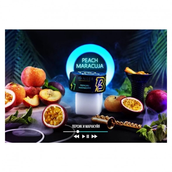 Табак Banger - Peach Maracuja (Персик, Маракуйя, 100 грамм) купить в Владивостоке