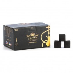 Уголь Crown (25 мм, 72 кубика)