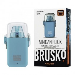 Электронная сигарета Brusko - Minican Flick (Голубой)