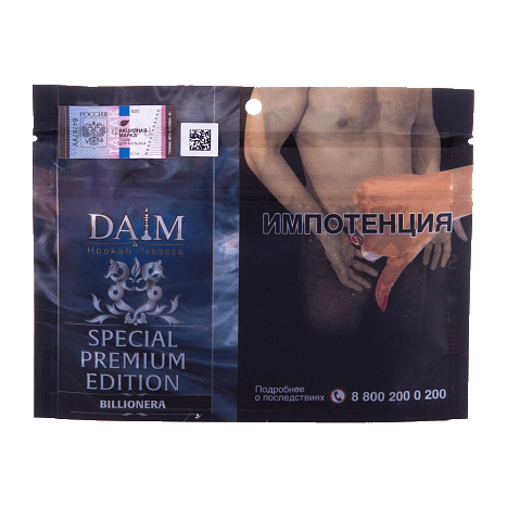 Табак Daim - SE Billionera (Биллионер, 100 грамм) купить в Владивостоке