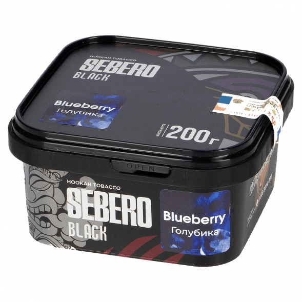 Табак Sebero Black - Blueberry (Голубика, 200 грамм) купить в Владивостоке