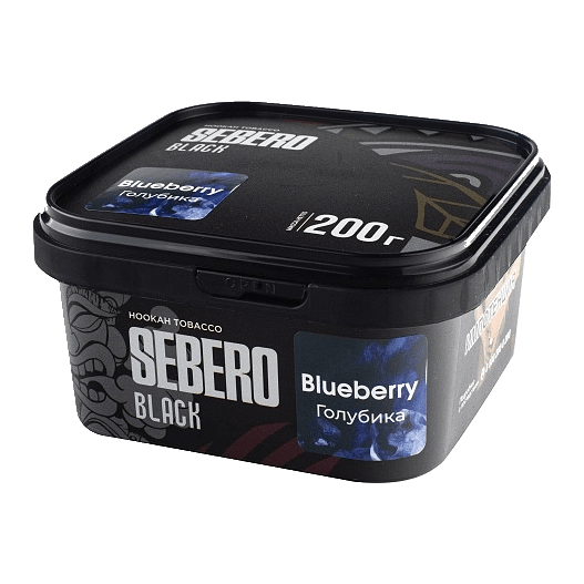 Табак Sebero Black - Blueberry (Голубика, 200 грамм) купить в Владивостоке
