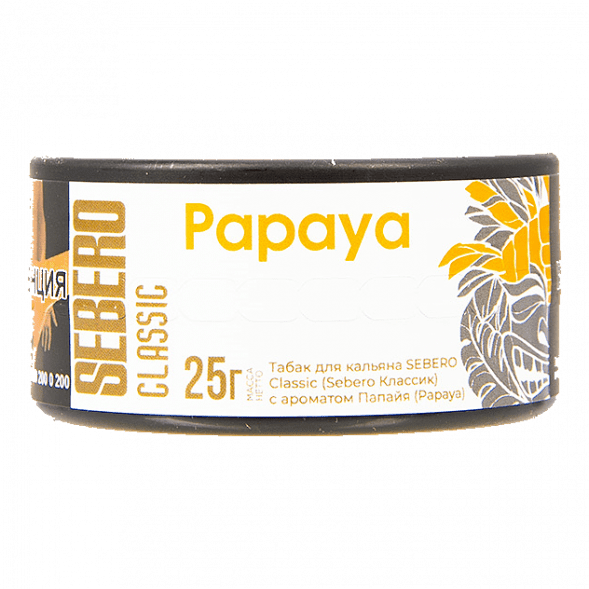Табак Sebero - Papaya (Папайя, 25 грамм) купить в Владивостоке