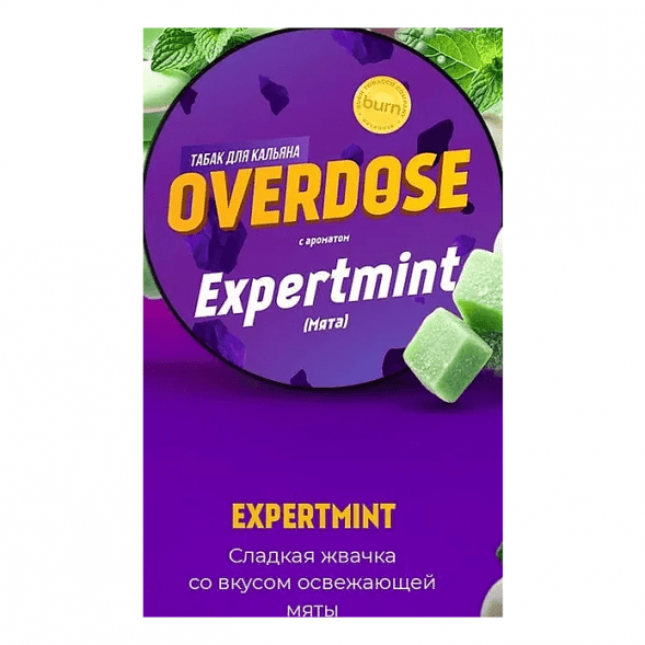 Табак Overdose - Expertmint (Мята, 100 грамм) купить в Владивостоке