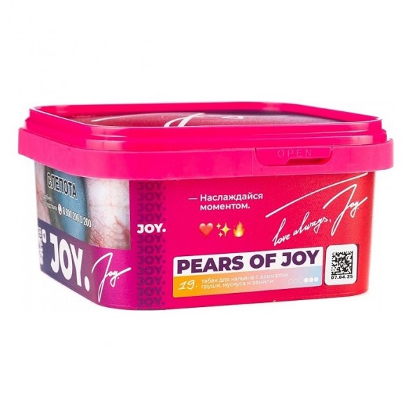 Табак Joy - Pears Of Joy (Груша, Мускус и Ваниль, 200 грамм) купить в Владивостоке