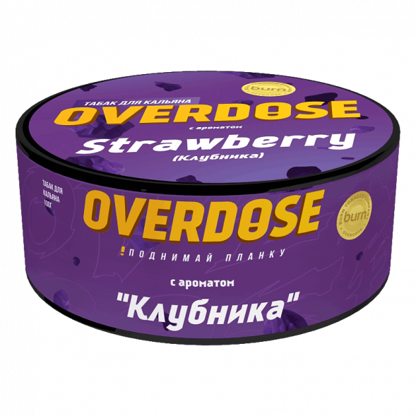 Табак Overdose - Strawberry (Клубника, 100 грамм) купить в Владивостоке