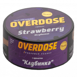 Табак Overdose - Strawberry (Клубника, 100 грамм)