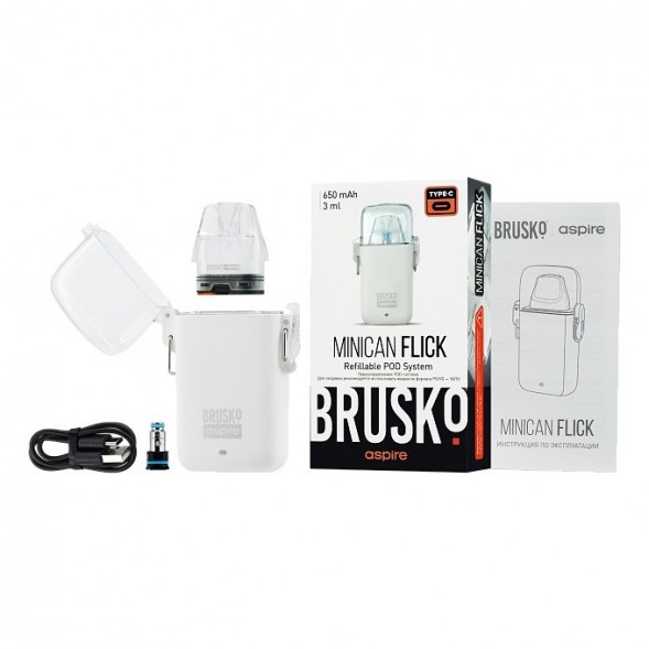 Электронная сигарета Brusko - Minican Flick (Фиолетовый) купить в Владивостоке