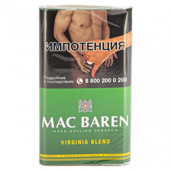 Табак сигаретный Mac Baren - Virginia Blend (40 грамм) купить в Владивостоке