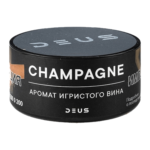 Табак Deus - Champagne (Игристое Вино, 20 грамм) купить в Владивостоке