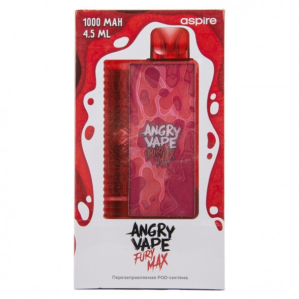 Электронная сигарета Brusko - Angry Vape Fury Max (Красный) купить в Владивостоке