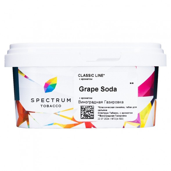 Табак Spectrum - Grape Soda (Виноградная Газировка, 200 грамм) купить в Владивостоке