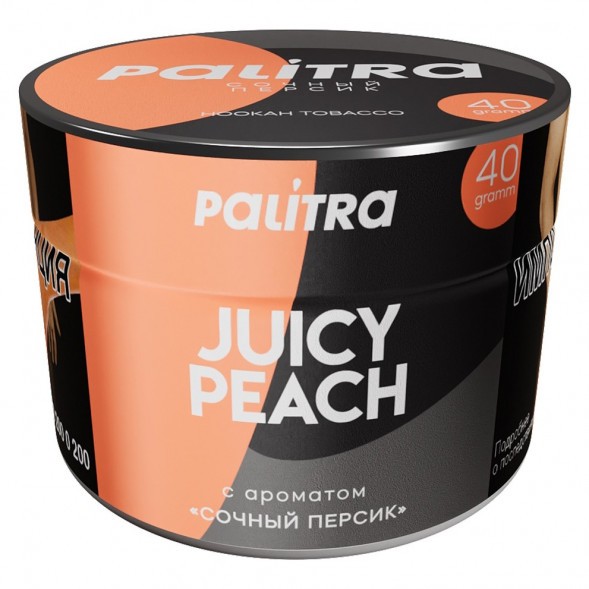 Табак Palitra - Juicy Peach (Сочный Персик, 40 грамм) купить в Владивостоке