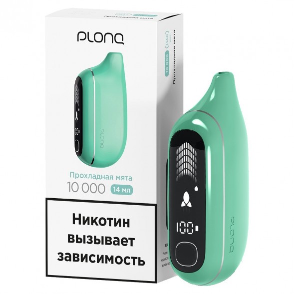PLONQ MAX PRO - Прохладная Мята (10000 затяжек) купить в Владивостоке