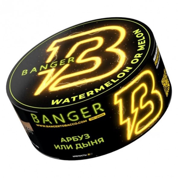 Табак Banger - Watermelon or Melon (Арбуз или Дыня, 100 грамм) купить в Владивостоке
