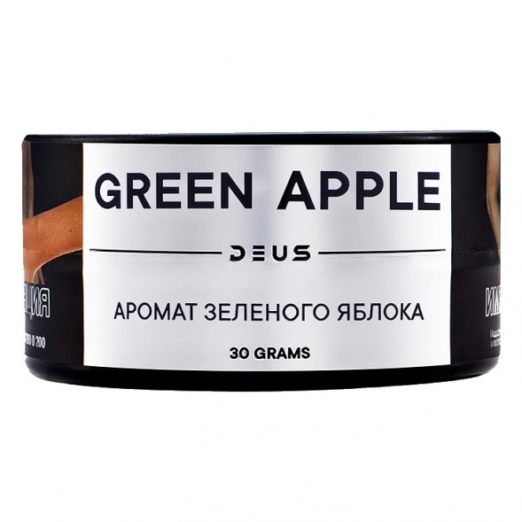 Табак Deus - Green Apple (Зелёное Яблоко, 30 грамм) купить в Владивостоке