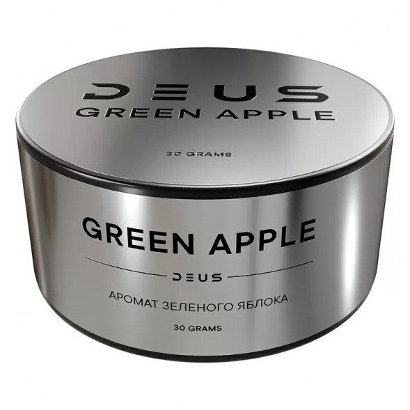 Табак Deus - Green Apple (Зелёное Яблоко, 30 грамм) купить в Владивостоке