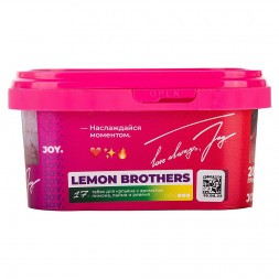 Табак Joy - Lemon Brothers (Лимон, Лайм и Ревень, 200 грамм)