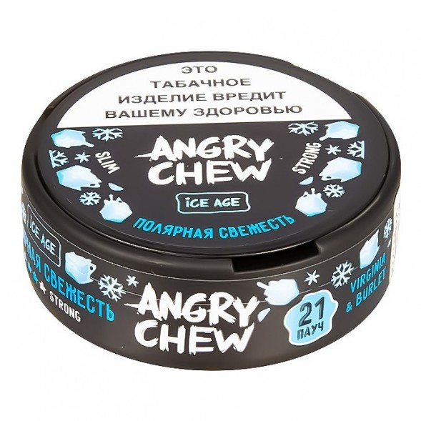 Табак жевательный Angry Chew Slim Strong - Полярная Свежесть (12 грамм) купить в Владивостоке