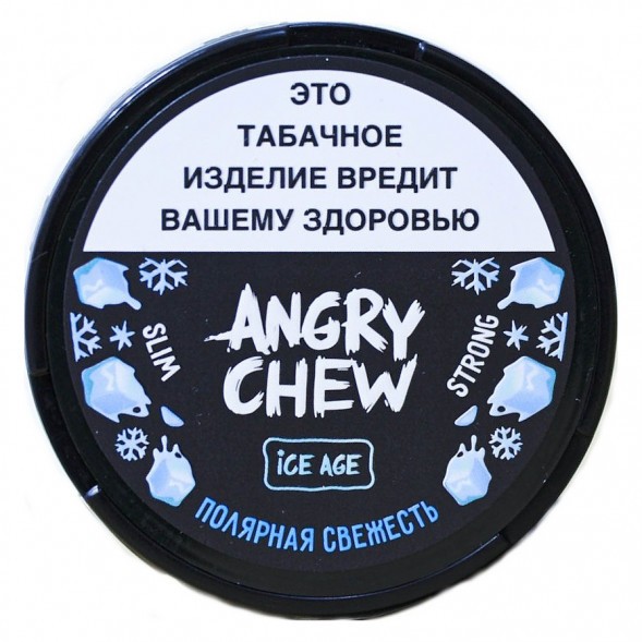Табак жевательный Angry Chew Slim Strong - Полярная Свежесть (12 грамм) купить в Владивостоке