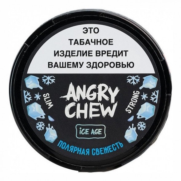 Табак жевательный Angry Chew Slim Strong - Полярная Свежесть (12 грамм) купить в Владивостоке